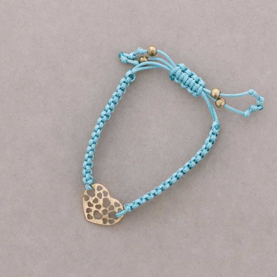 PULSERA MACRAME METAL