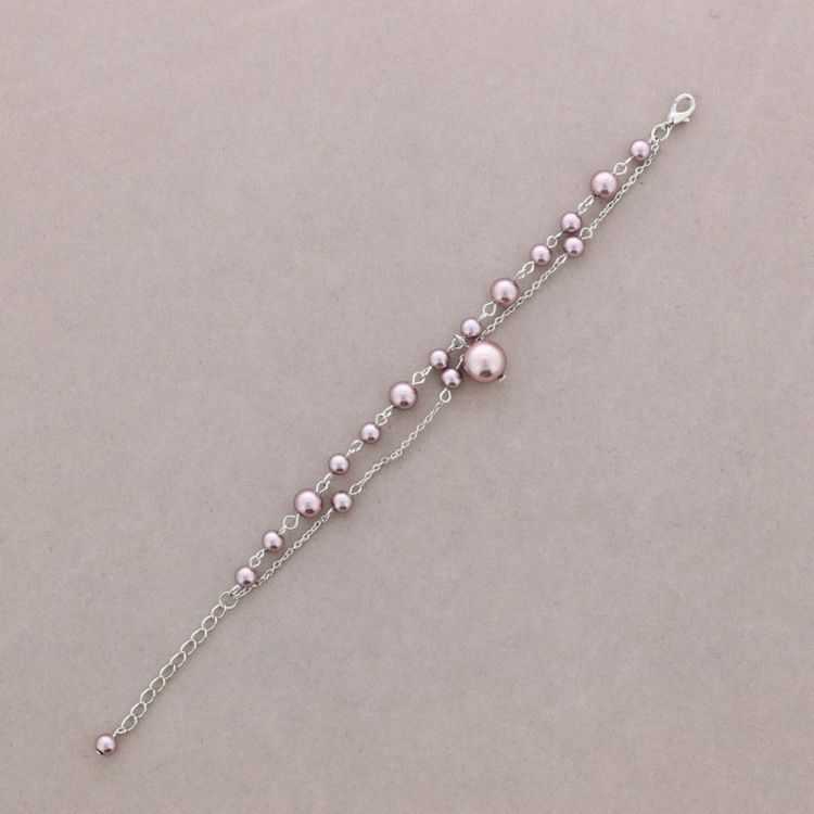 PULSERA DOBLE PERLA