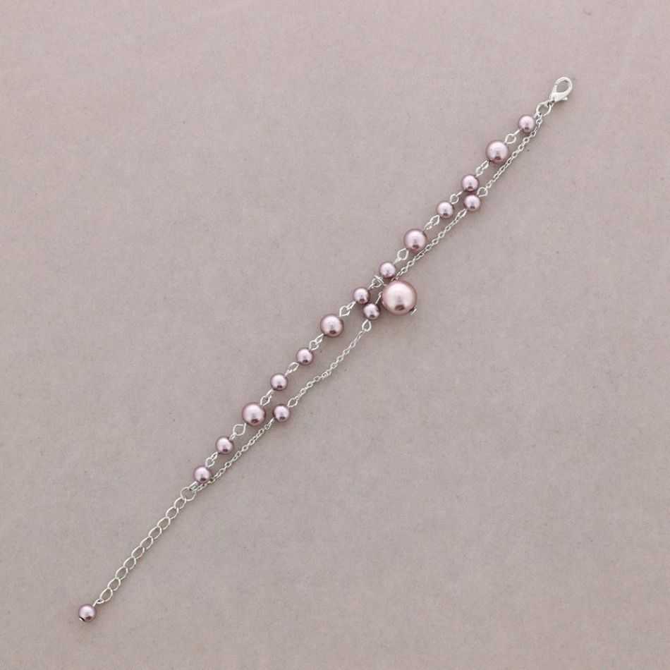 PULSERA DOBLE PERLA
