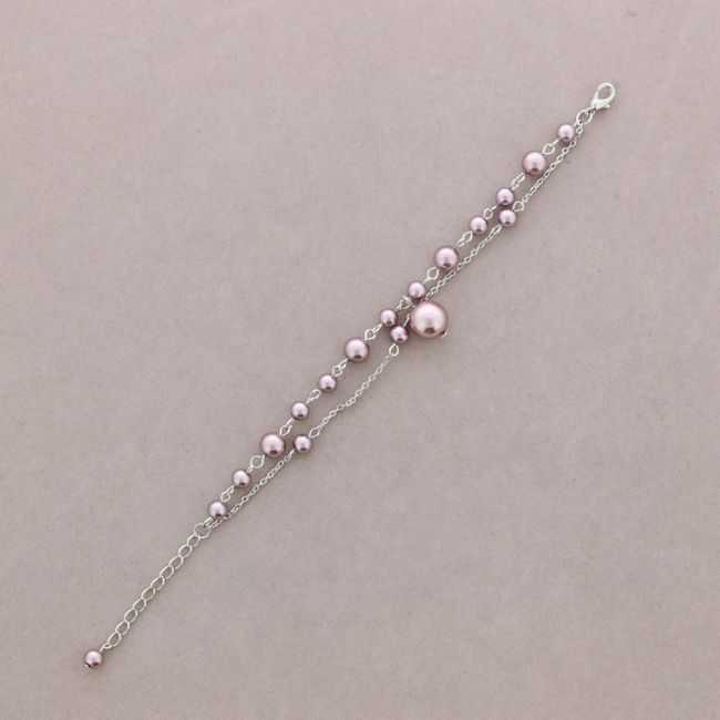 PULSERA DOBLE PERLA