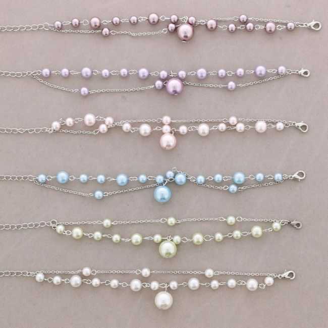 PULSERA DOBLE PERLA