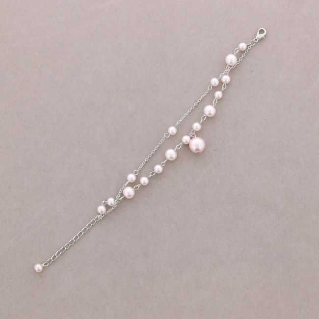 PULSERA DOBLE PERLA