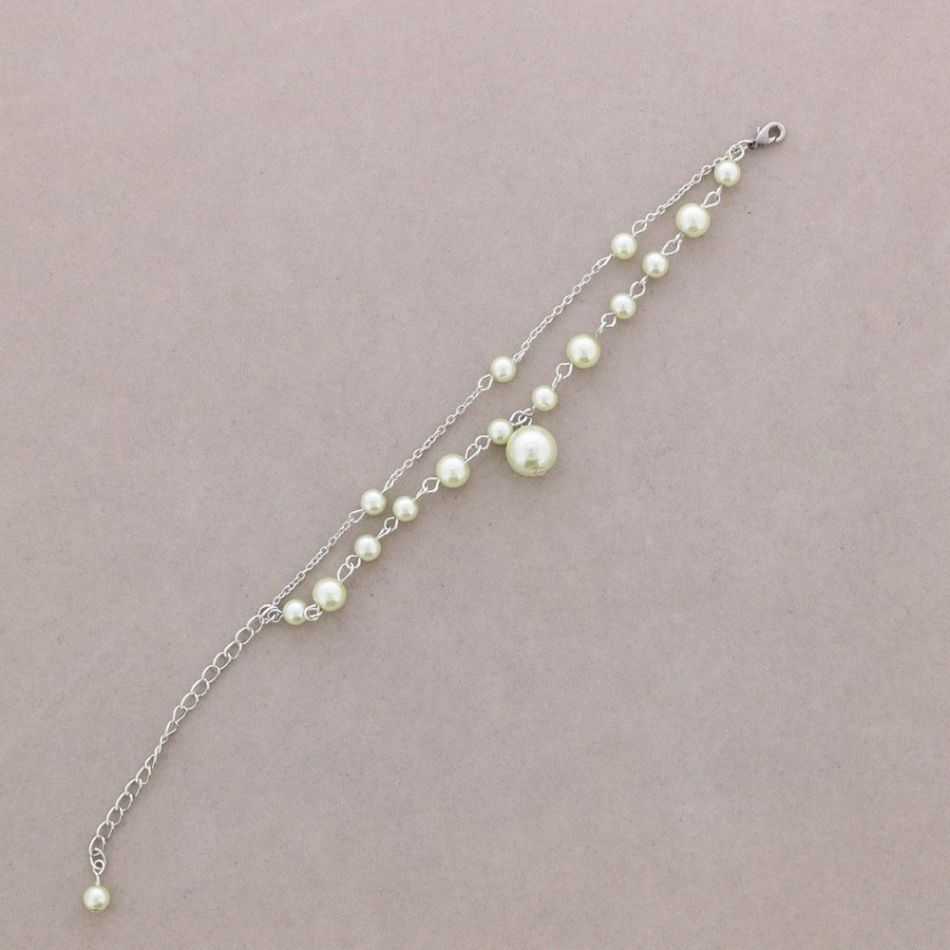 PULSERA DOBLE PERLA