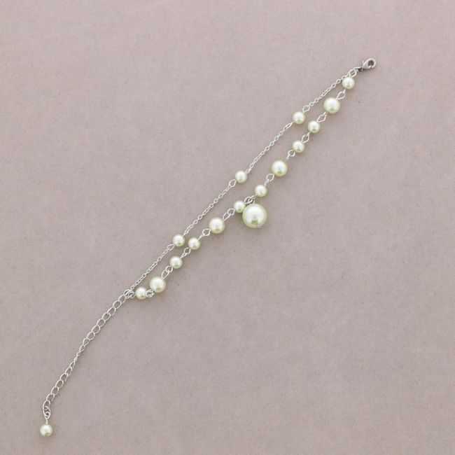 PULSERA DOBLE PERLA