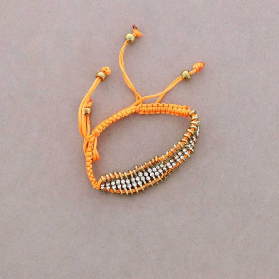 PULSERA ANUDADA CRISTALES