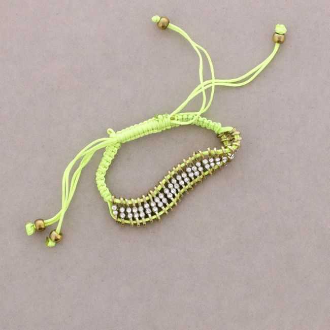 KNOTTED CRYSTAL BRACELET