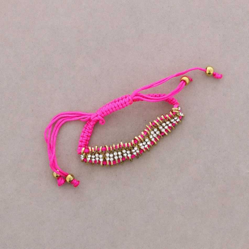 KNOTTED CRYSTAL BRACELET