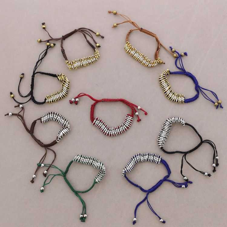 PULSERA ANUDADA CRISTALES 2