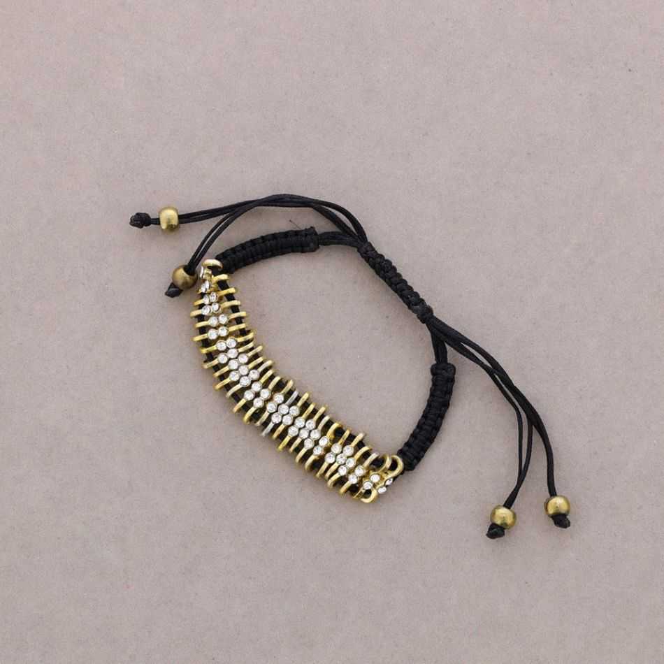 KNOTTED CRYSTAL BRACELET