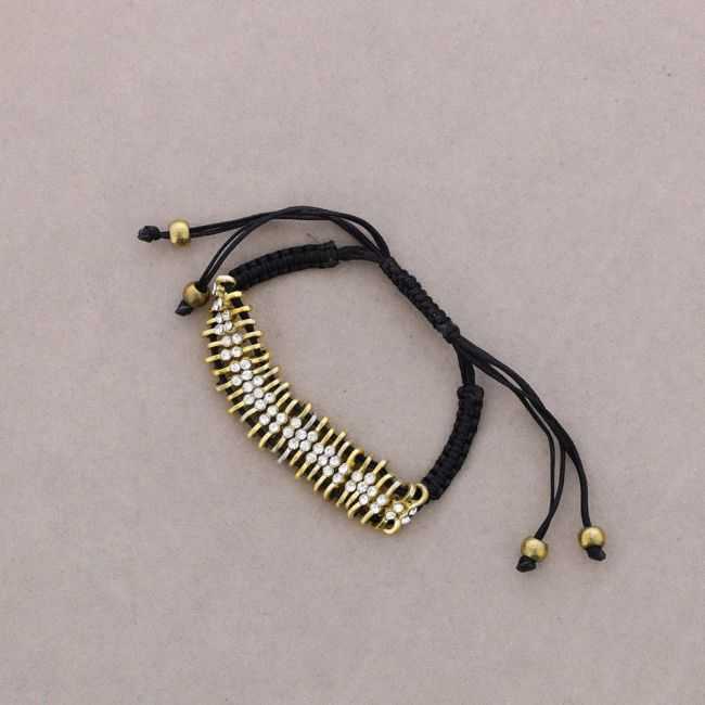 KNOTTED CRYSTAL BRACELET