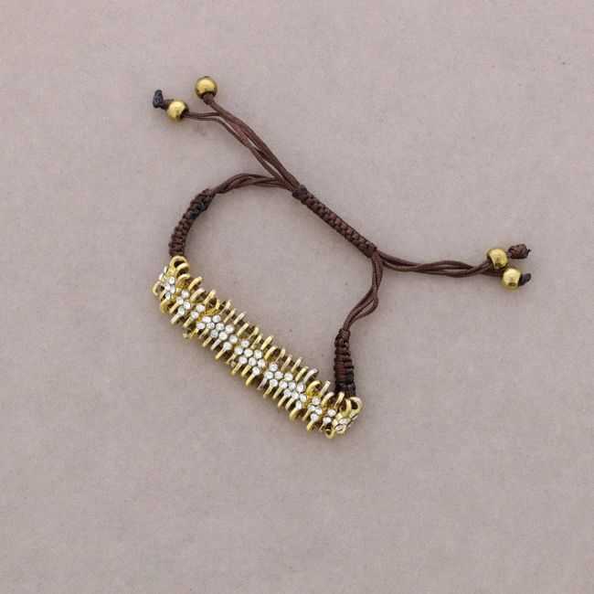 PULSERA ANUDADA CRISTALES