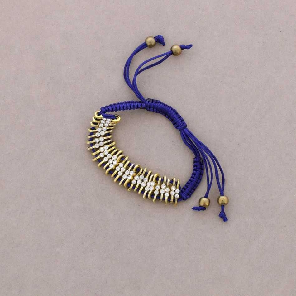 KNOTTED CRYSTAL BRACELET