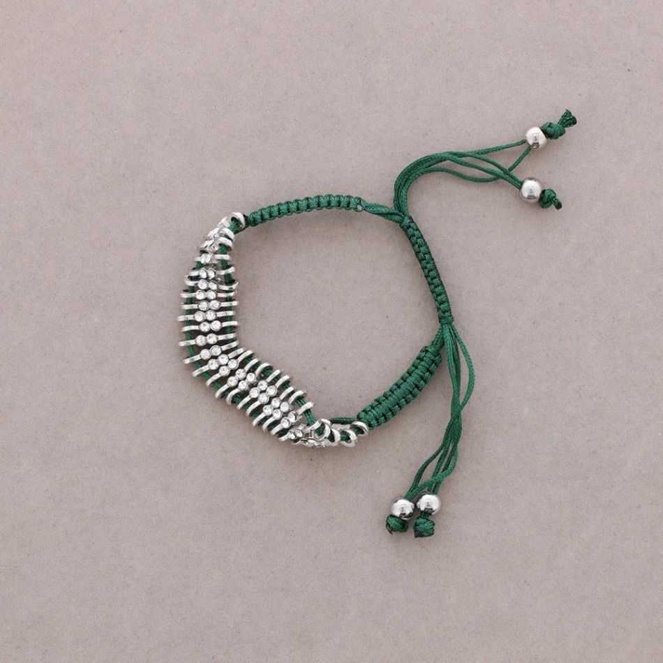 PULSERA ANUDADA CRISTALES