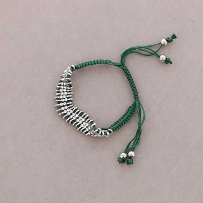 PULSERA ANUDADA CRISTALES