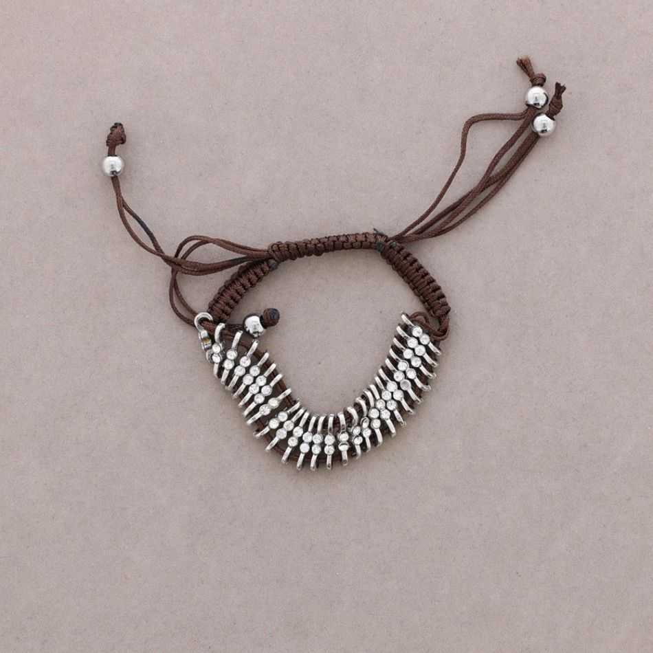 PULSERA ANUDADA CRISTALES