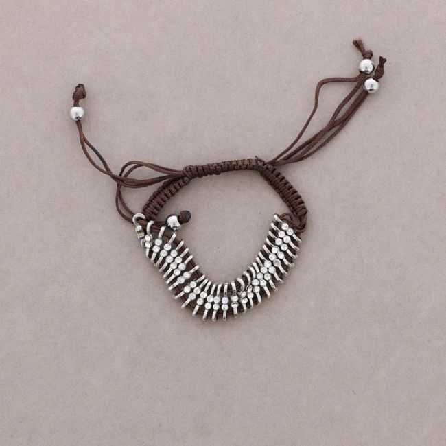 PULSERA ANUDADA CRISTALES