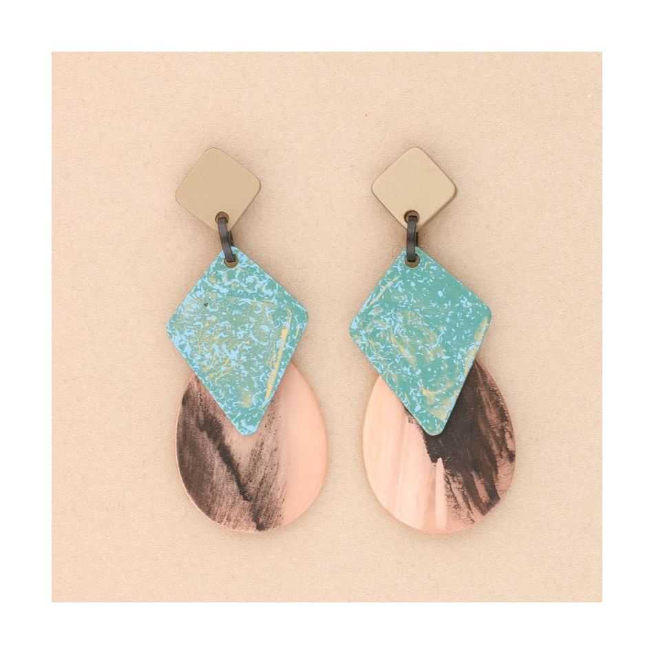 RESIN DROP EARRINGS