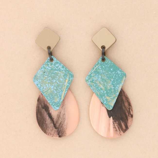 RESIN DROP EARRINGS