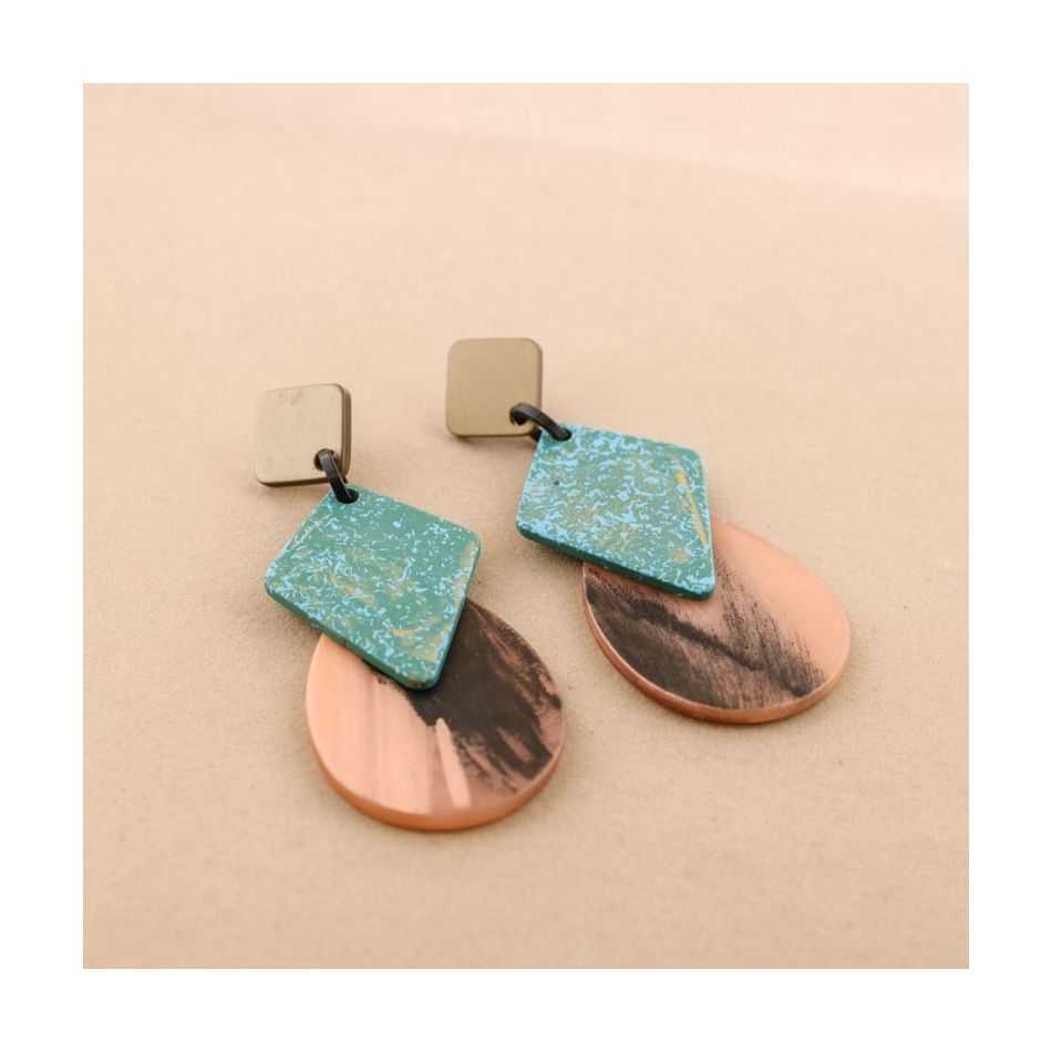 RESIN DROP EARRINGS