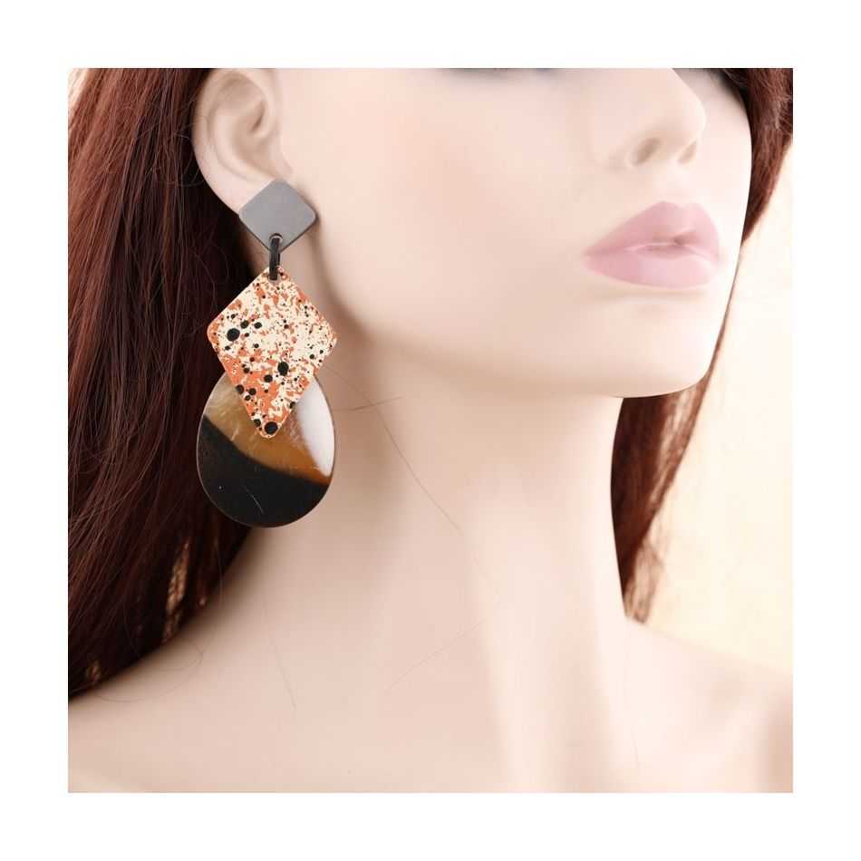 RESIN DROP EARRINGS