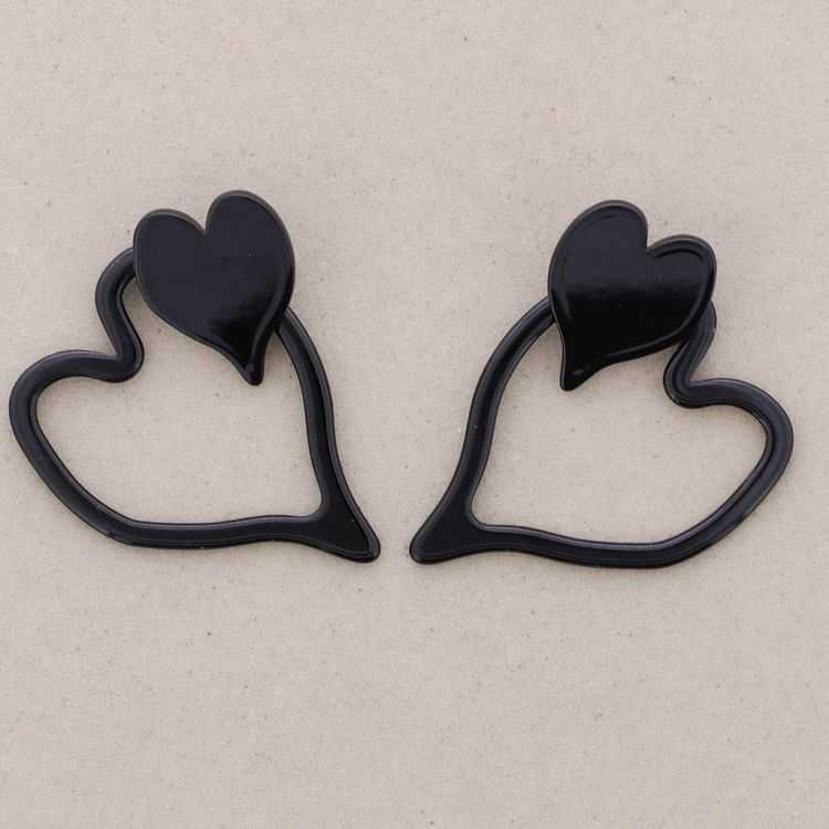 DOUBLE-HEART RESIN EARRINGS 2