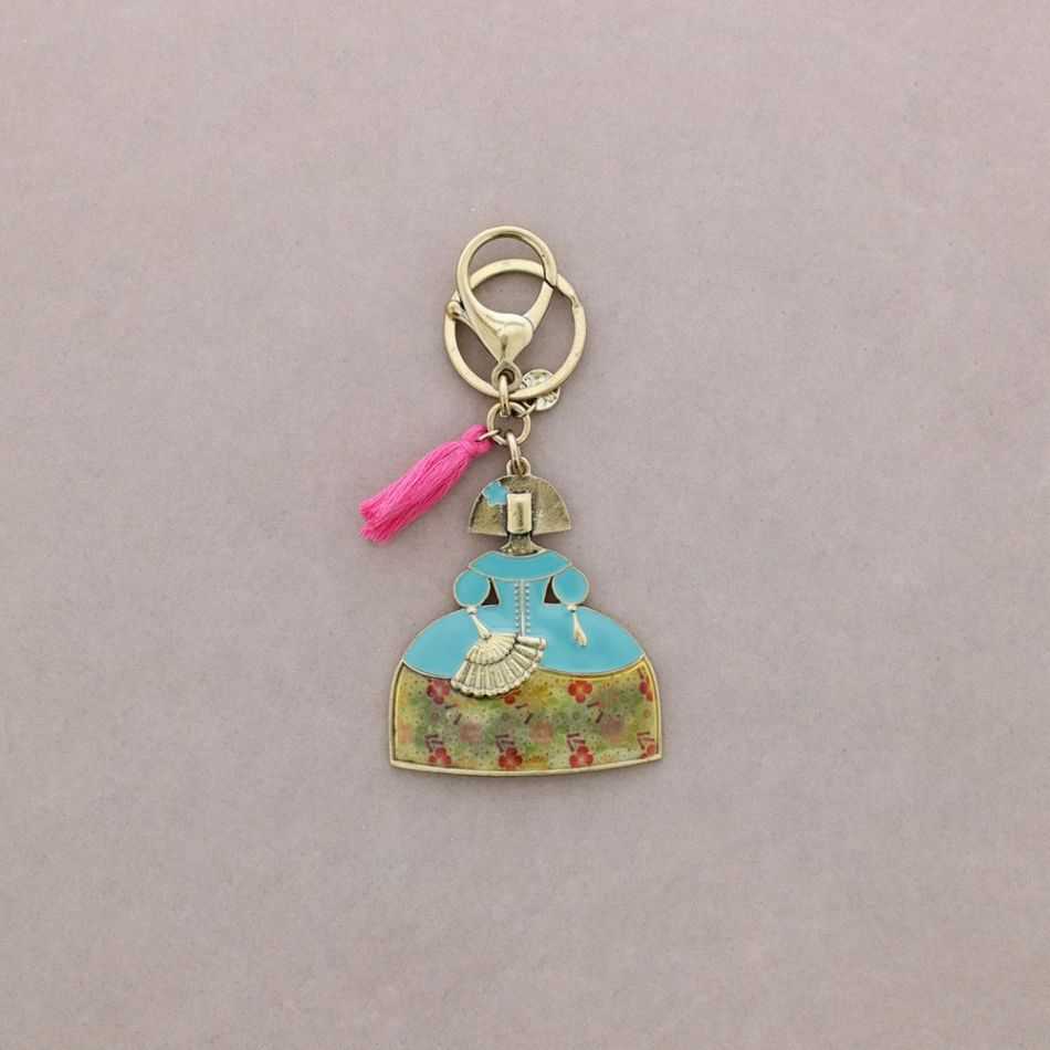 METAL ENAMEL CHARM KEYCHAIN