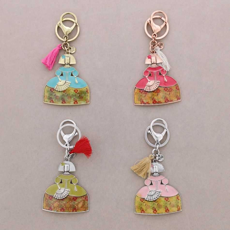 METAL ENAMEL CHARM KEYCHAIN