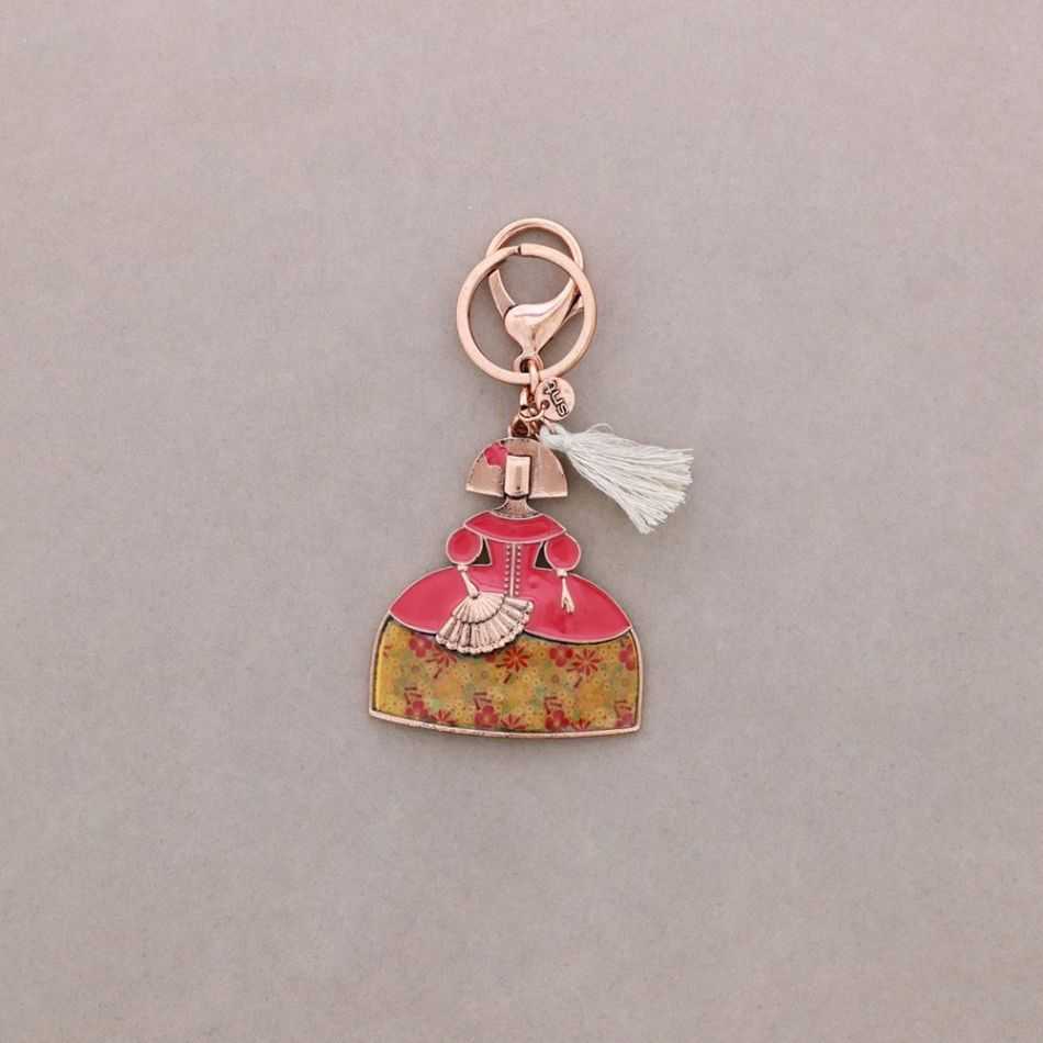 METAL ENAMEL CHARM KEYCHAIN
