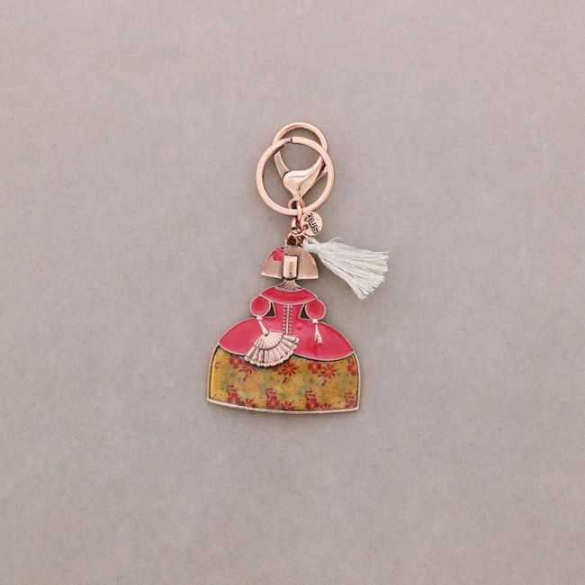 METAL ENAMEL CHARM KEYCHAIN