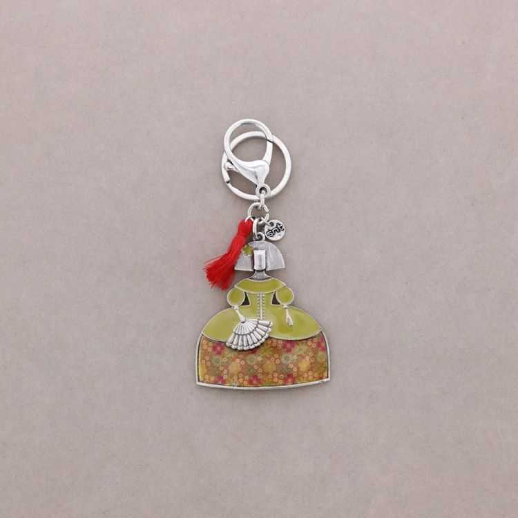 METAL ENAMEL CHARM KEYCHAIN 2