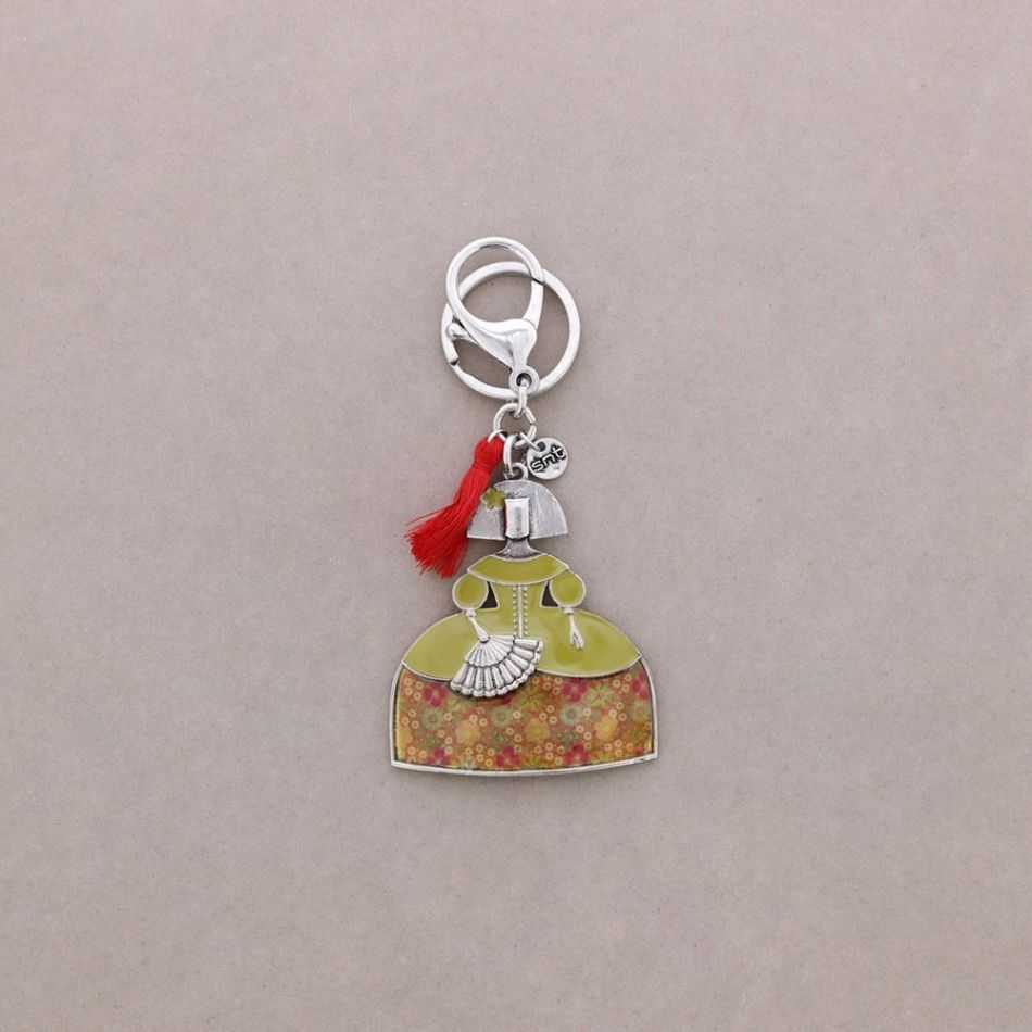 METAL ENAMEL CHARM KEYCHAIN