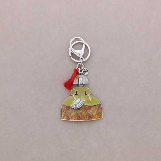METAL ENAMEL CHARM KEYCHAIN