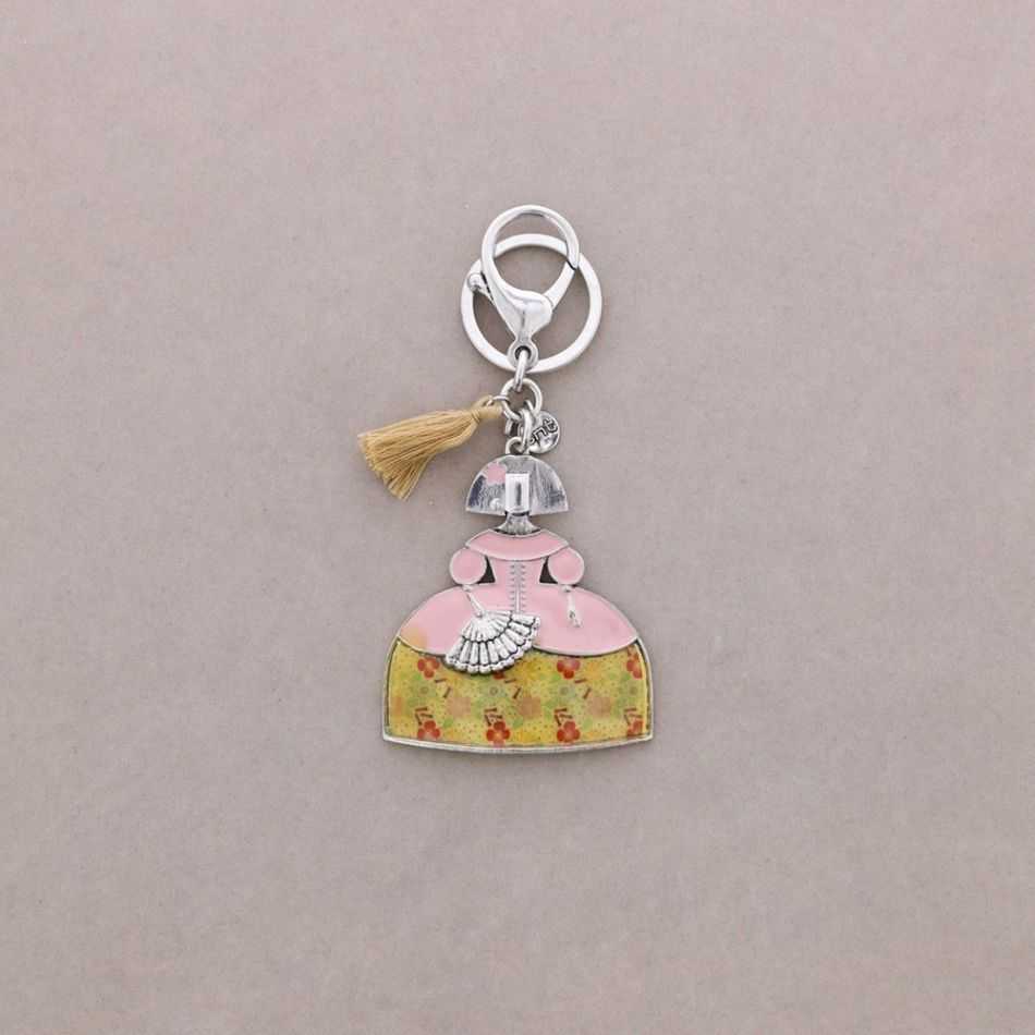 METAL ENAMEL CHARM KEYCHAIN