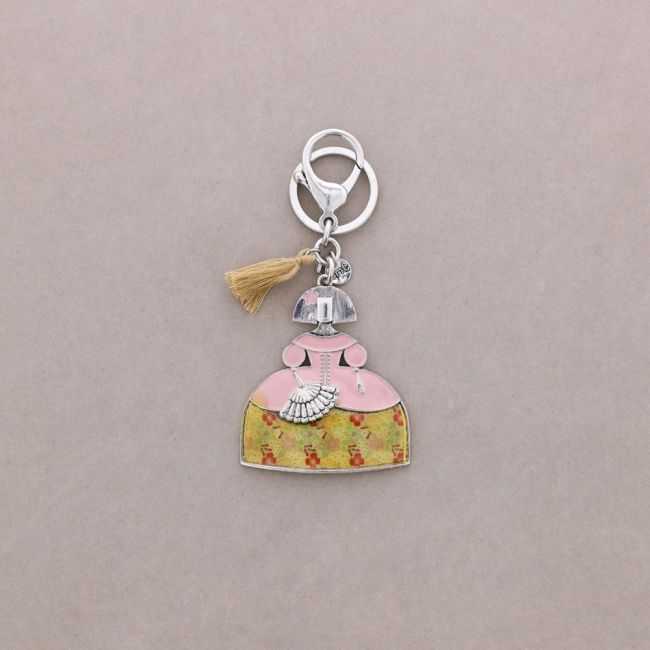 METAL ENAMEL CHARM KEYCHAIN