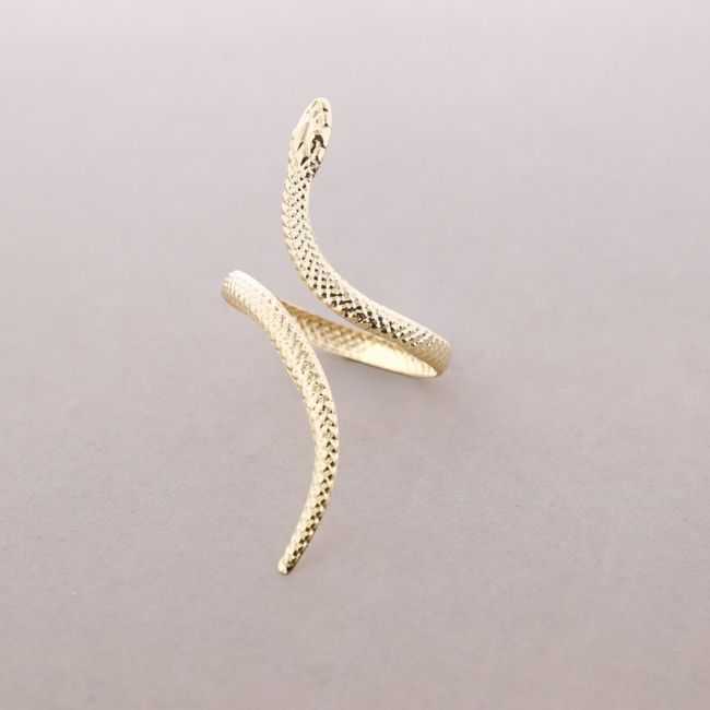 ADJUSTABLE METAL SNAKE BRACELET