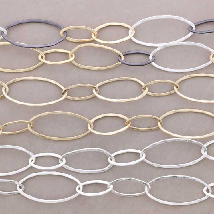 COLLAR LARGO ESLABONES METAL 2