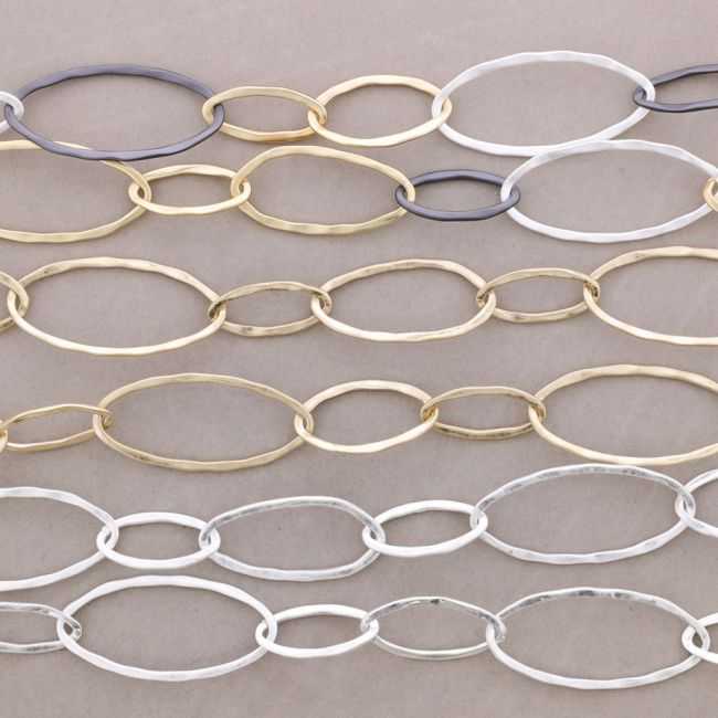 COLLAR LARGO ESLABONES METAL