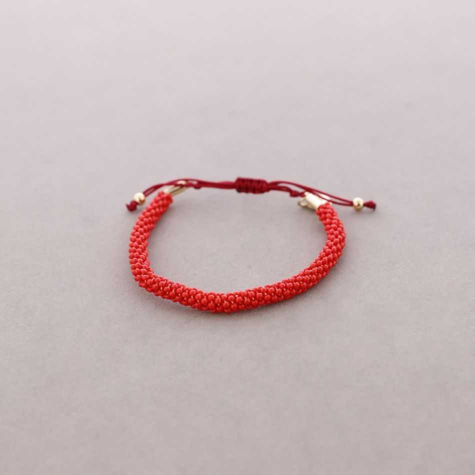 MACRAME BEAD BRACELET