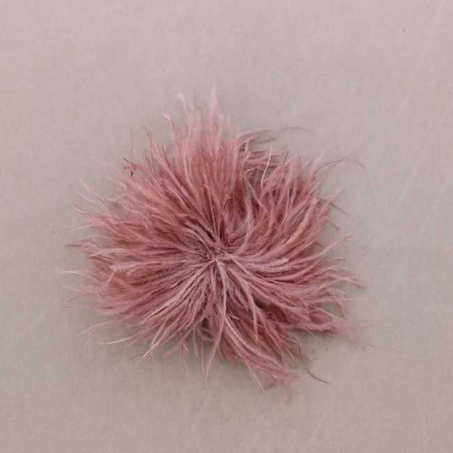 BROCHE PLUMAS AVESTRUZ 8-10 CM