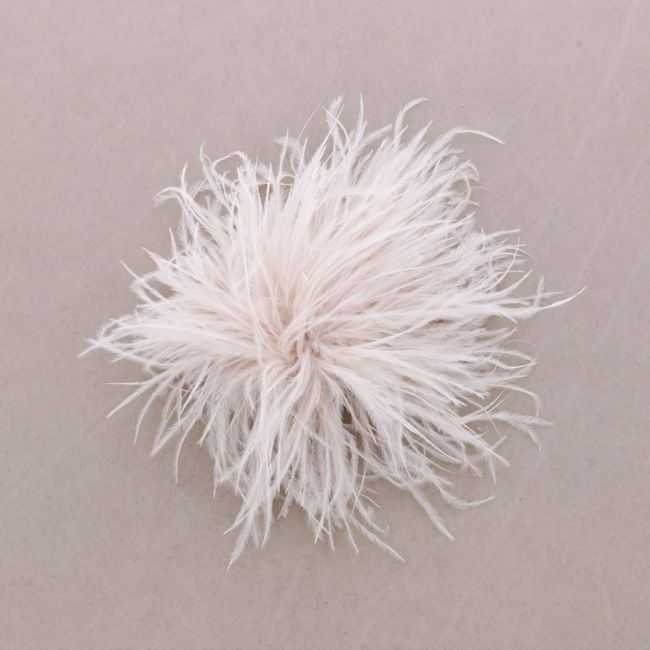 BROCHE PLUMAS AVESTRUZ 8-10 CM