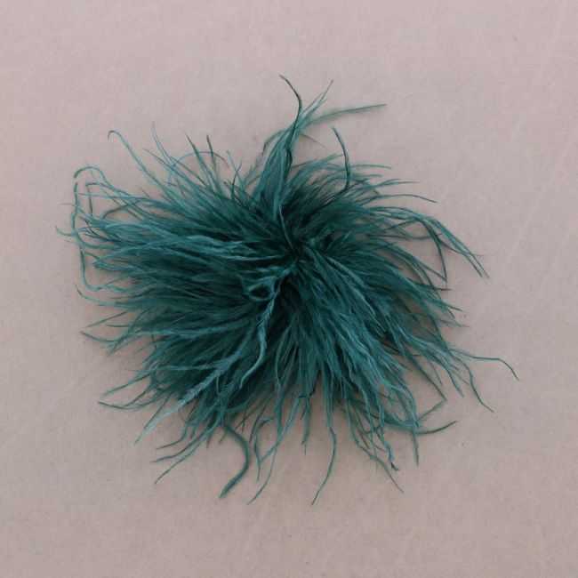 BROCHE PLUMAS AVESTRUZ 8-10 CM