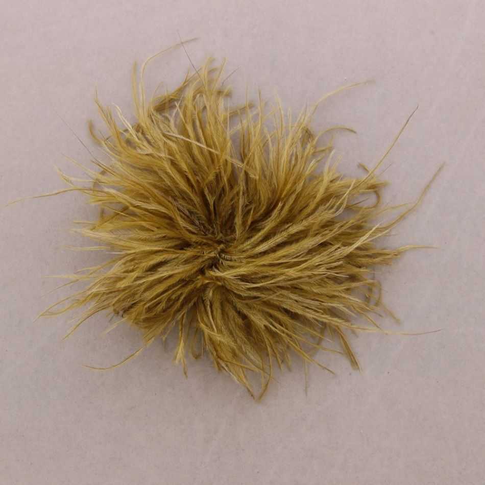 OSTRICH FEATHER BROOCH 8-10 CM