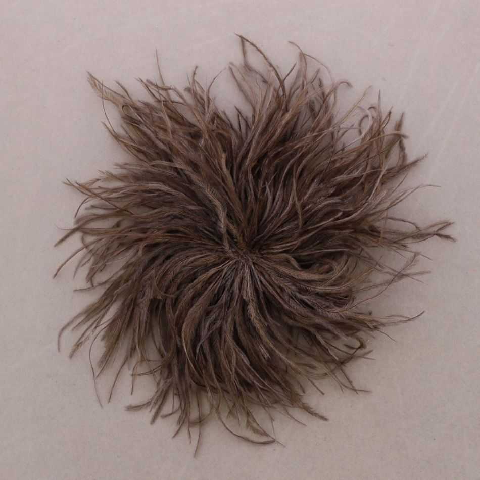 BROCHE PLUMAS AVESTRUZ 10-15CM