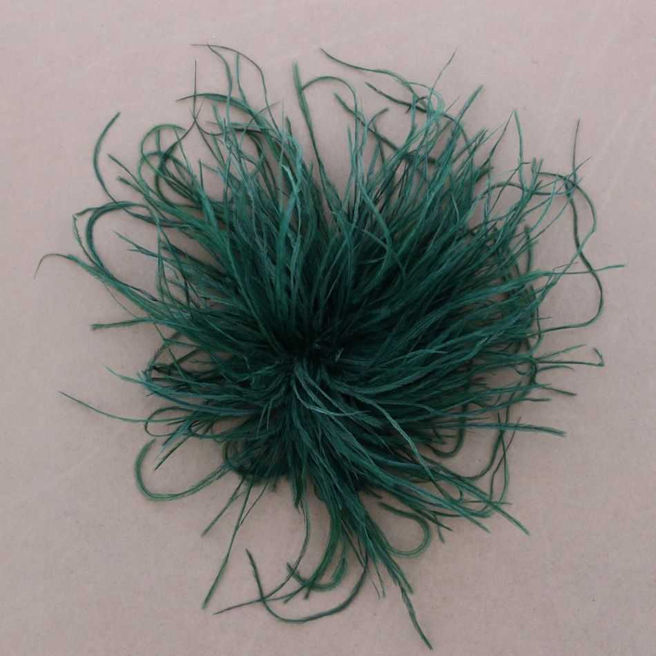 BROCHE PLUMAS AVESTRUZ 10-15CM