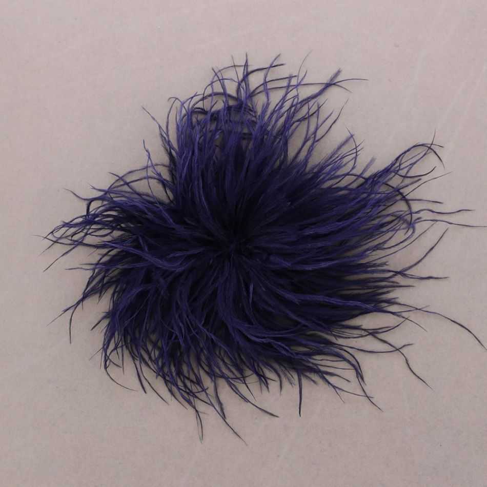 BROCHE PLUMAS AVESTRUZ 10-15CM