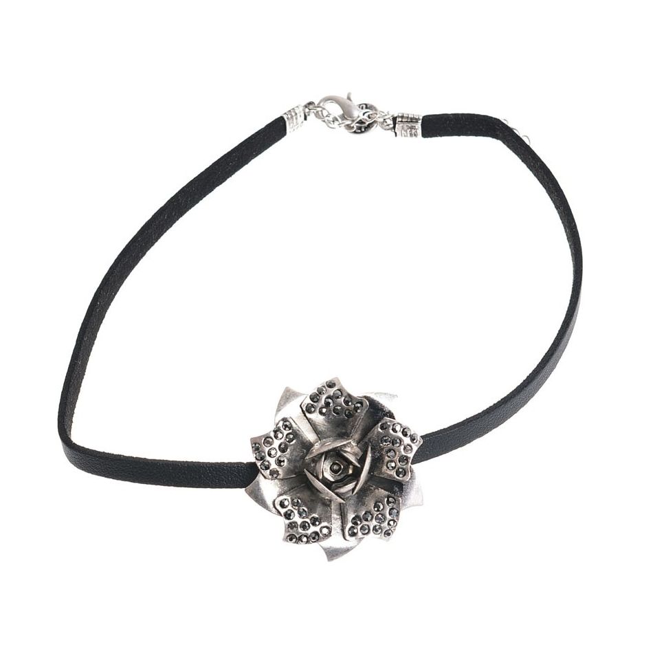 PINK METAL STRASS CHOKER