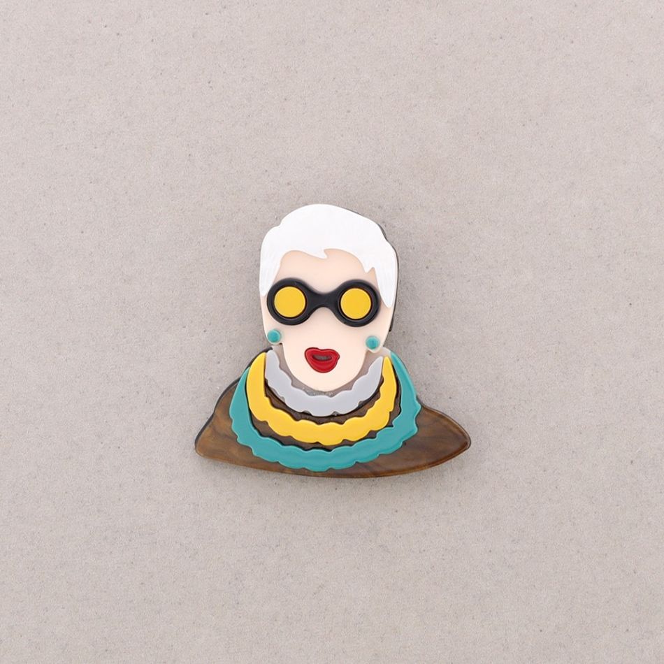 RESIN CHARACTER BROOCH