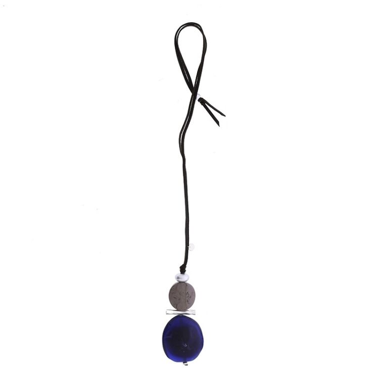 COLLAR LARGO COLGANTES RESINA