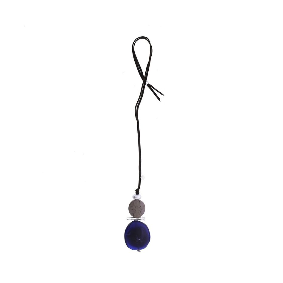 LONG NECKLACE RESIN PENDANTS