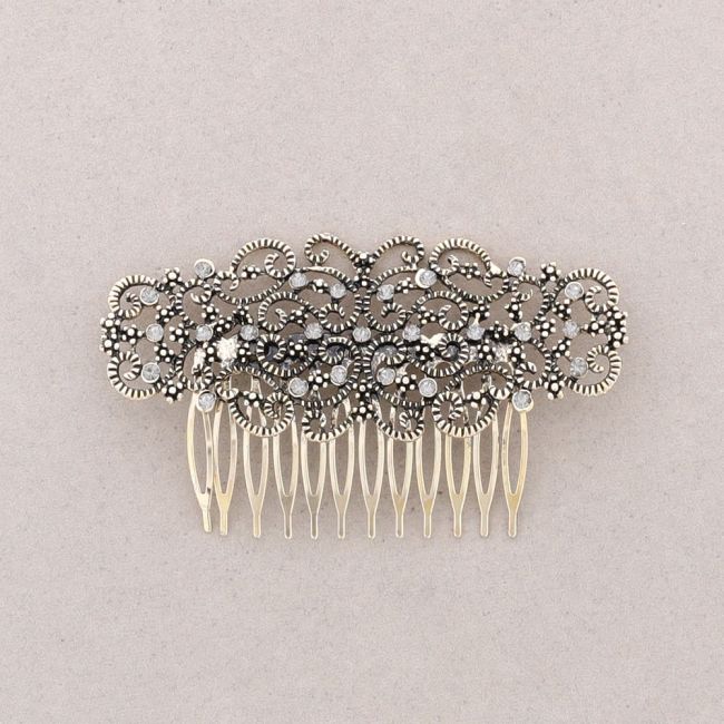 PEINETA MANTILLA METAL